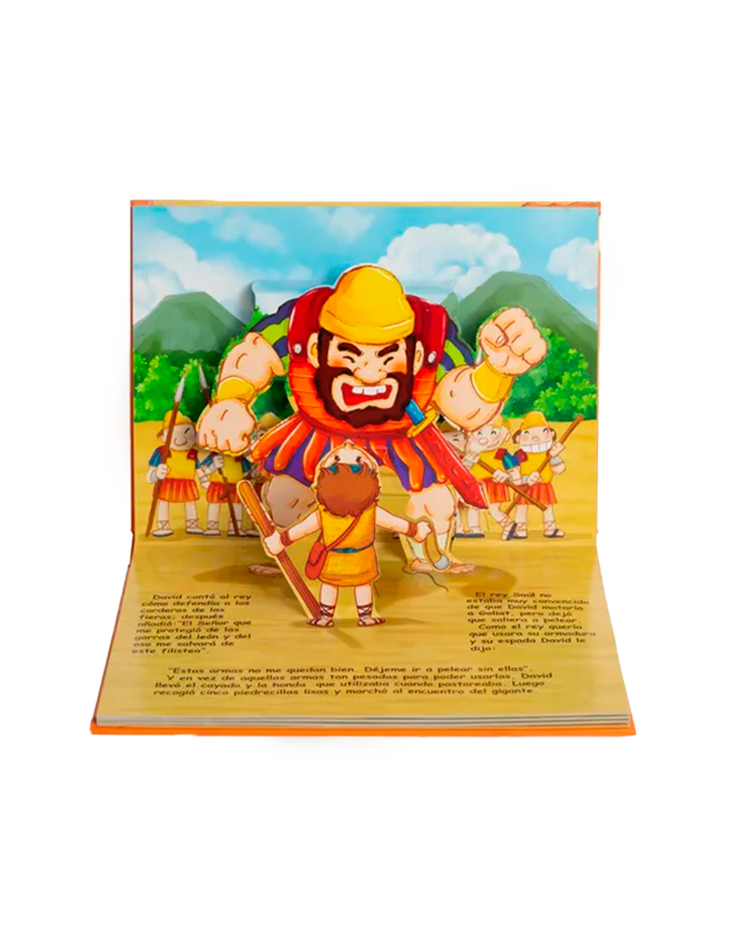 POP UP DAVID Y GOLIAT